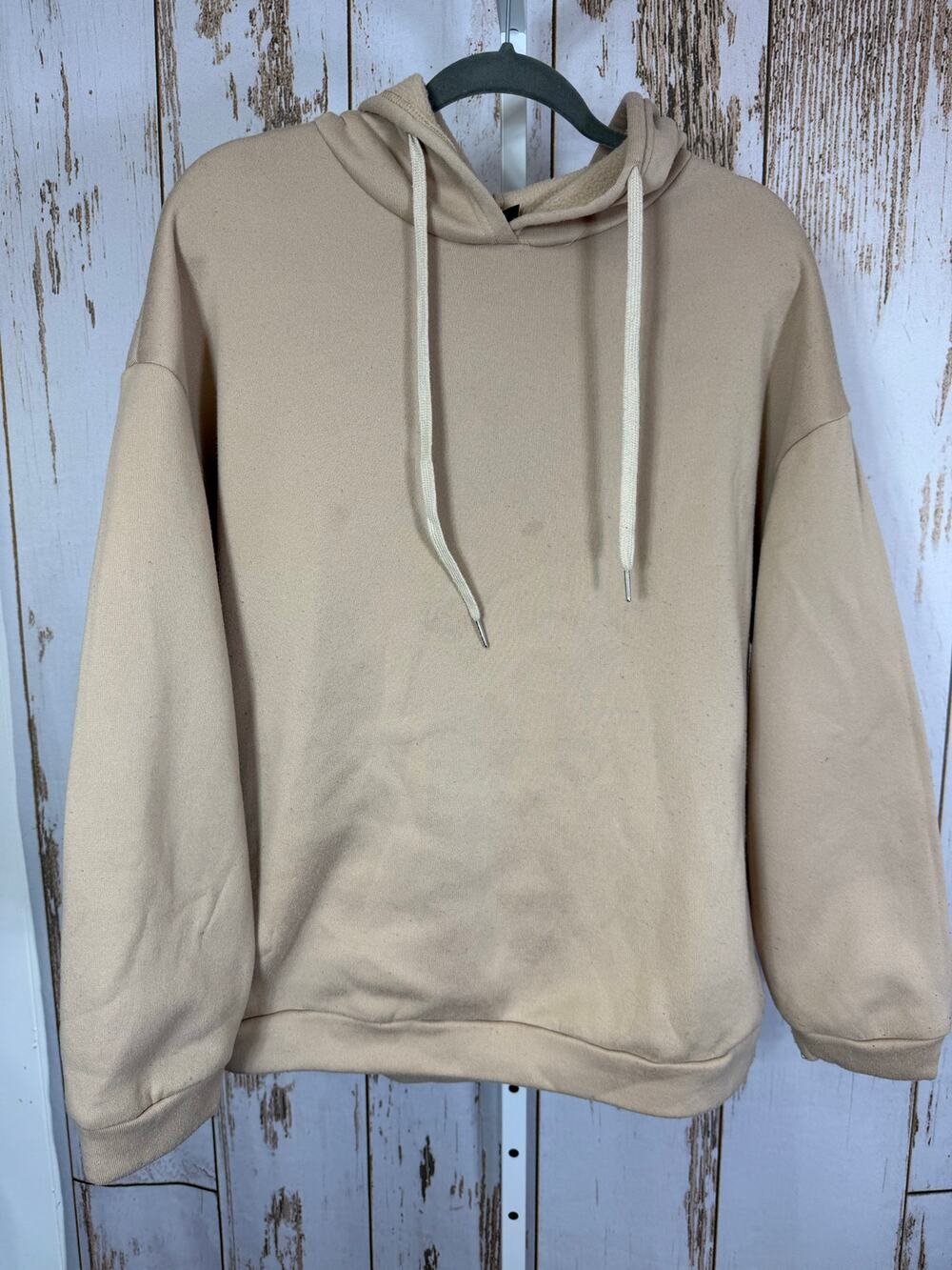 Shein, Warm Hoodie, Love Never Fails. Size Large. Fair condition!